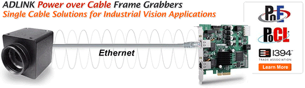 Industry First PoE Frame Grabber Supports Two PoE Channels and Link Aggregation